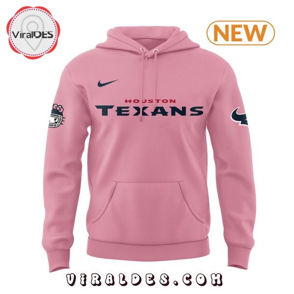 Houston Texans x Hello Kitty Pink Hoodie