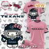 Houston Texans x Hello Kitty Red T-Shirt, Jogger, Cap