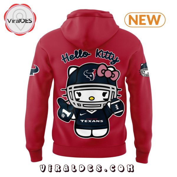 Houston Texans x Hello Kitty Red Hoodie