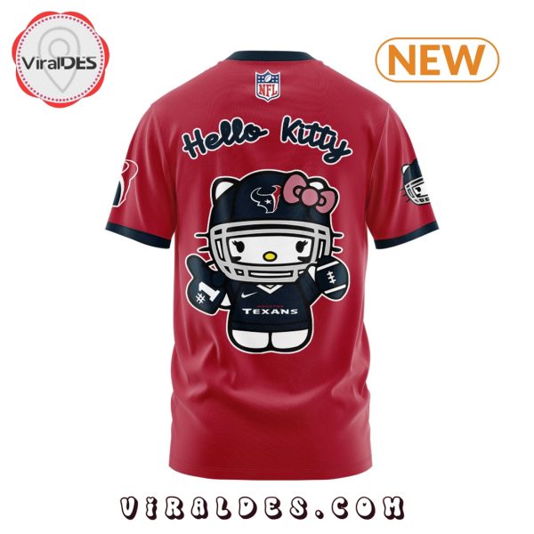 Houston Texans x Hello Kitty Red T-Shirt, Jogger, Cap