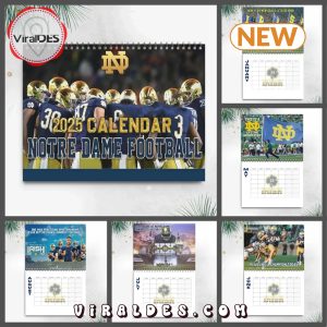 Notre Dame Fighting Irish 2025 New Year Calendar