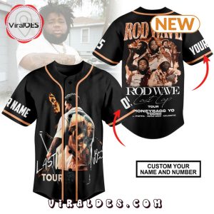 Rod Wave Last Tour Moneybagg Yo Baseball Jersey