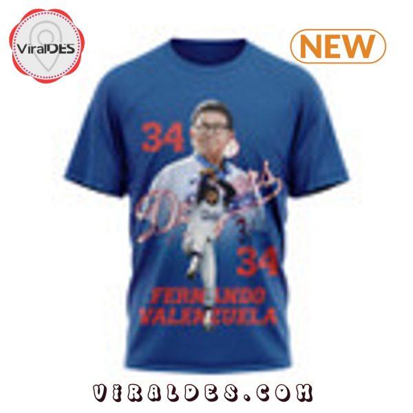 In Memory Of Fernando Valenzuela 1960 – 2024 Blue Shirt