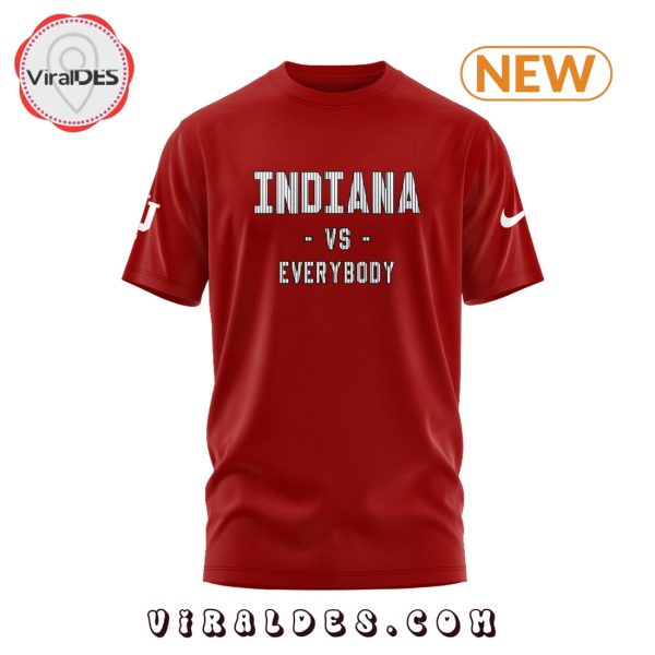 Indiana Men’s Basketball vs Everybody Red Hoodie