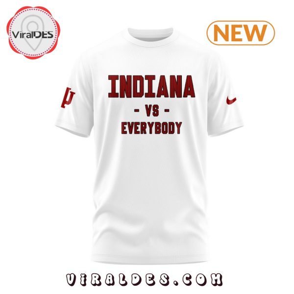 Indiana Men’s Basketball vs Everybody White Hoodie