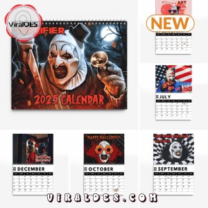 Terrifier Horror 2025 New Year Calendar