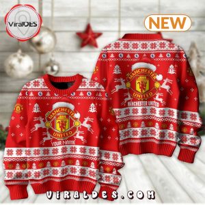 Manchester United 2024 Christmas Ugly Sweater