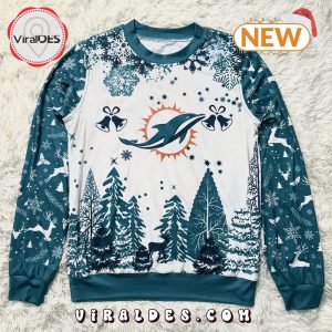 NFL Miami Dolphins 2024 Christmas Ugly Sweater