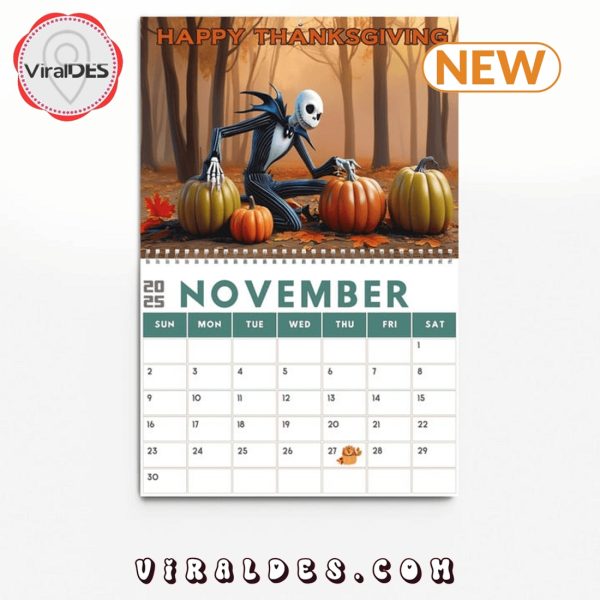 Jack Skellington – The Nightmare Before Christmas 2025 Calendar