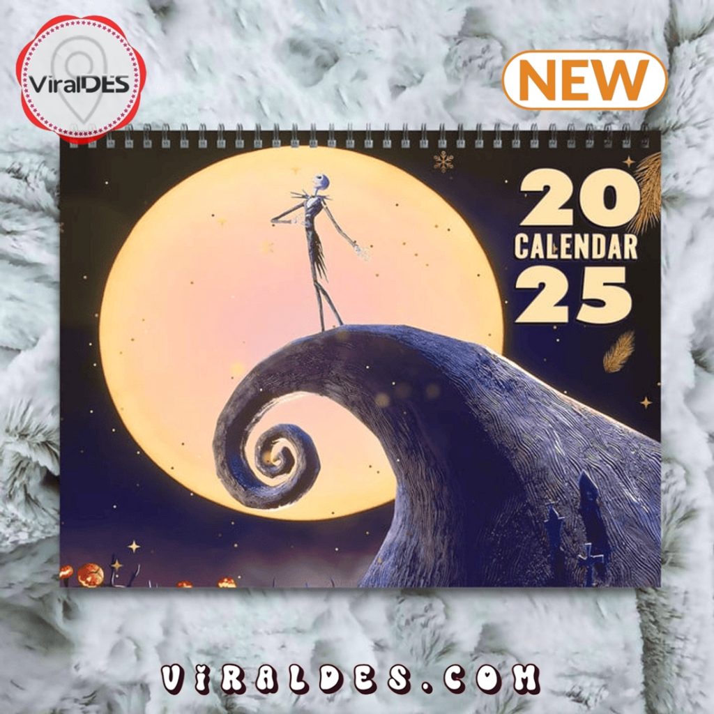 Jack Skellington - The Nightmare Before Christmas 2025 Calendar ...
