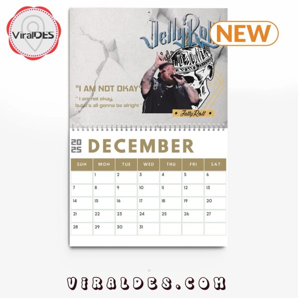 Jelly Roll 2025 New Year Calendar