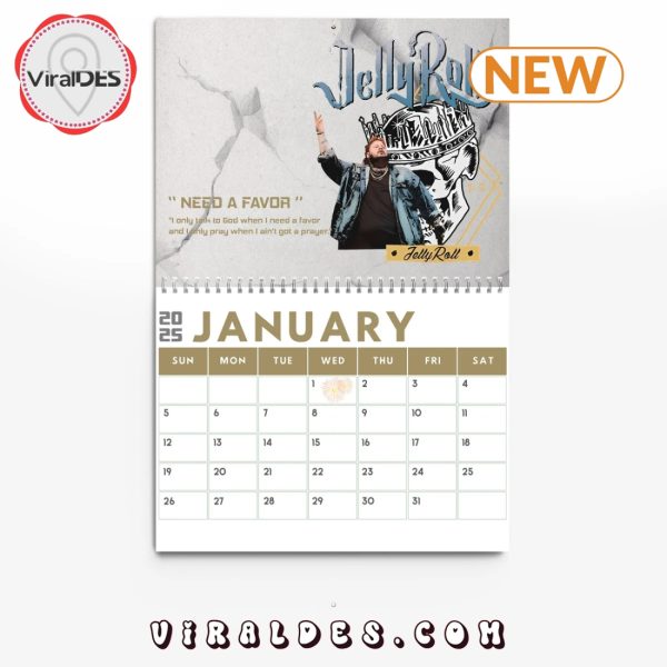 Jelly Roll 2025 New Year Calendar