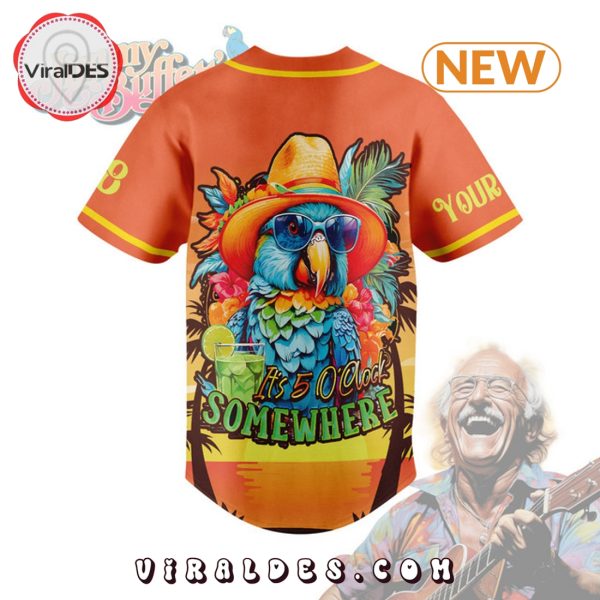 Jimmy Buffett – It’s 5 O’Clock Somewhere Baseball Jersey