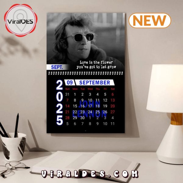 John Lennon 2025 New Year Calendar