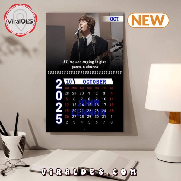 John Lennon 2025 New Year Calendar