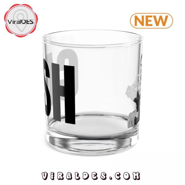 Johnny Cash Middle Finger Whiskey Glass