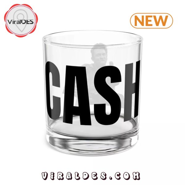 Johnny Cash Middle Finger Whiskey Glass