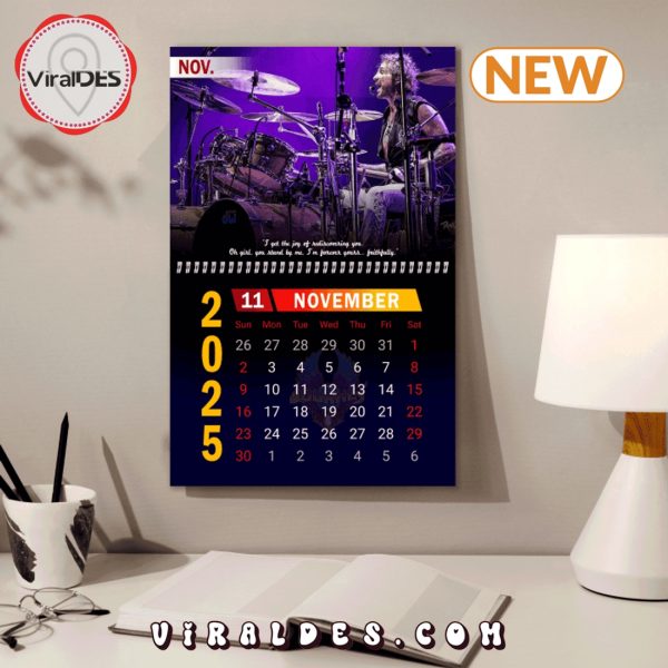 Journey Rock Band 2025 New Year Calendar