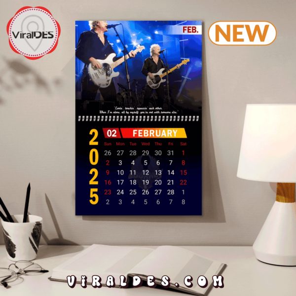 Journey Rock Band 2025 New Year Calendar