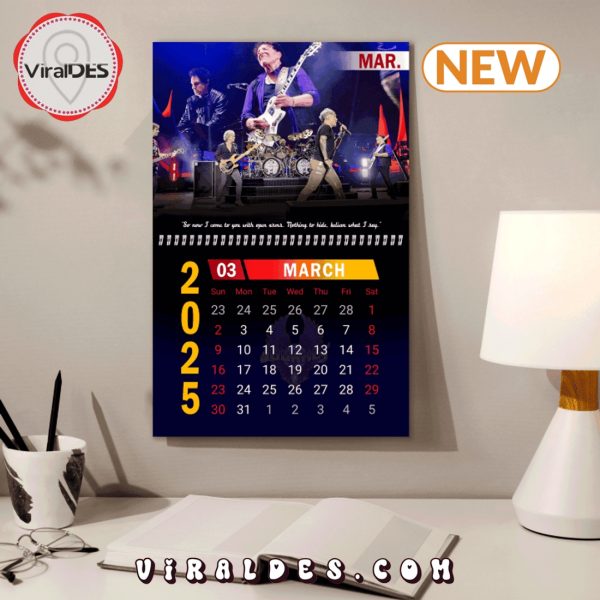 Journey Rock Band 2025 New Year Calendar