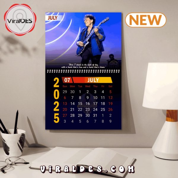 Journey Rock Band 2025 New Year Calendar