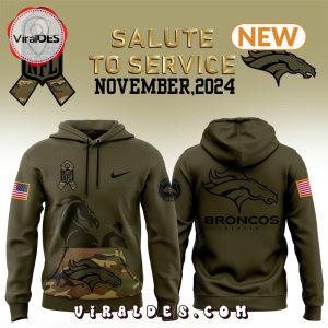 Denver Broncos Camo Salute to Service Hoodie