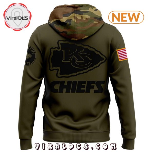 Kansas City Chiefs Camo 2024 Salute to Service Hoodie