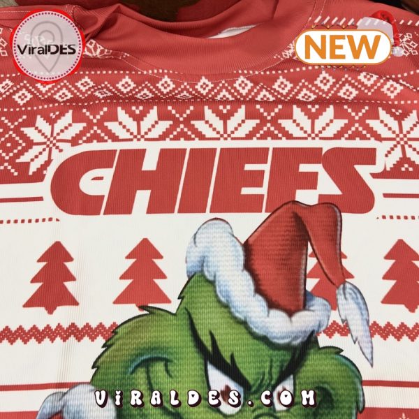 Kansas City Chiefs Grinch Christmas Sweater