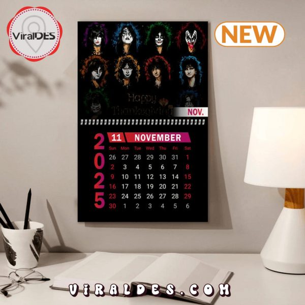 Kiss Band 2025 New Year Gifts Calendar