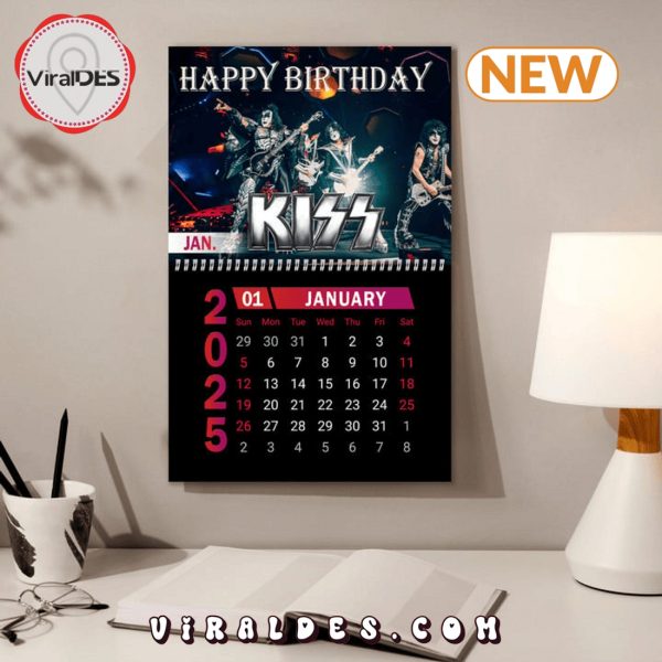 Kiss Band 2025 New Year Gifts Calendar