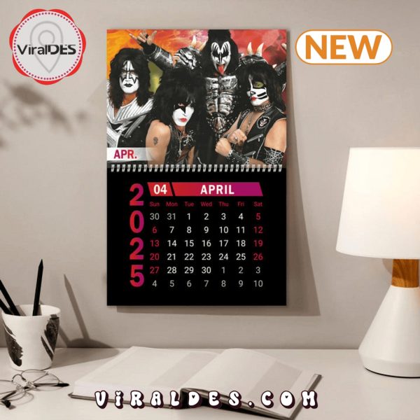 Kiss Band 2025 New Year Gifts Calendar