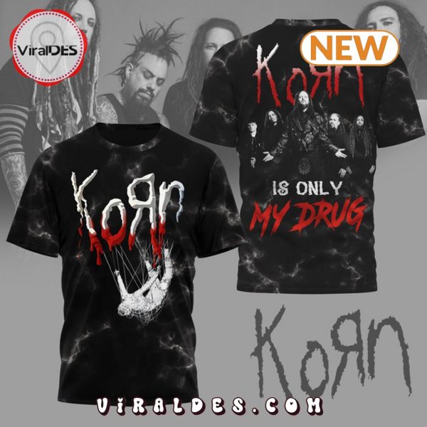 Korn Band Is Only My Drug Black Shirt