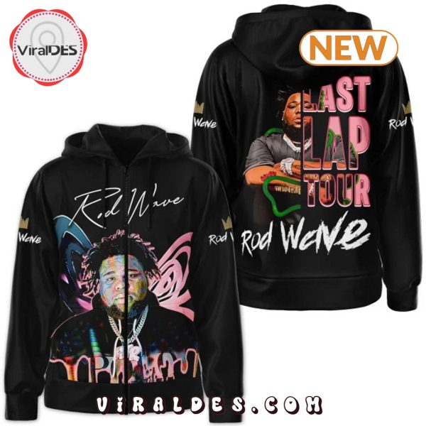 Last Lap Tour 2024 Rod Wave Black Hoodie