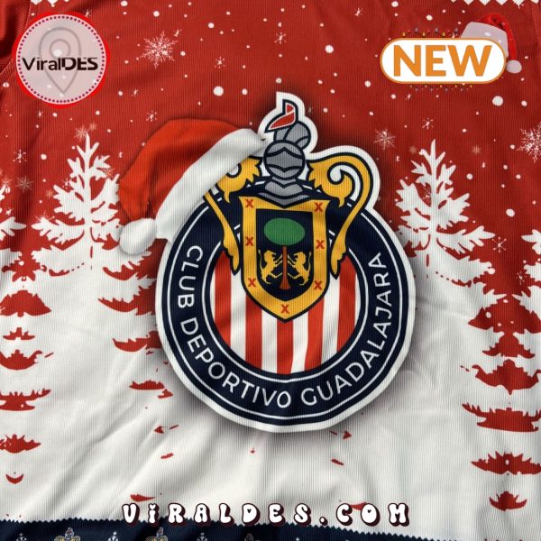 LIGA MX Chivas Guadalajara 2024 Christmas Ugly Sweater