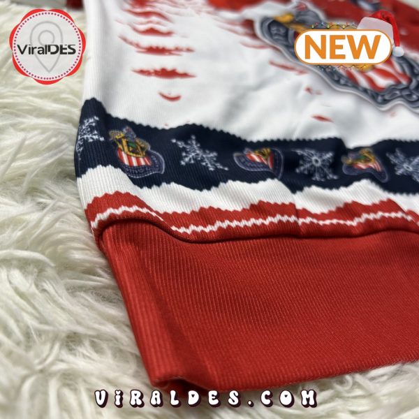 LIGA MX Chivas Guadalajara 2024 Christmas Ugly Sweater