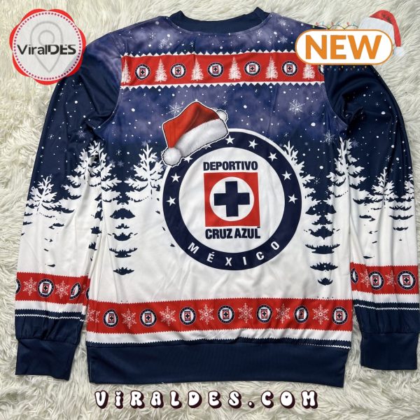 LIGA MX Cruz Azul 2024 Christmas Ugly Sweater