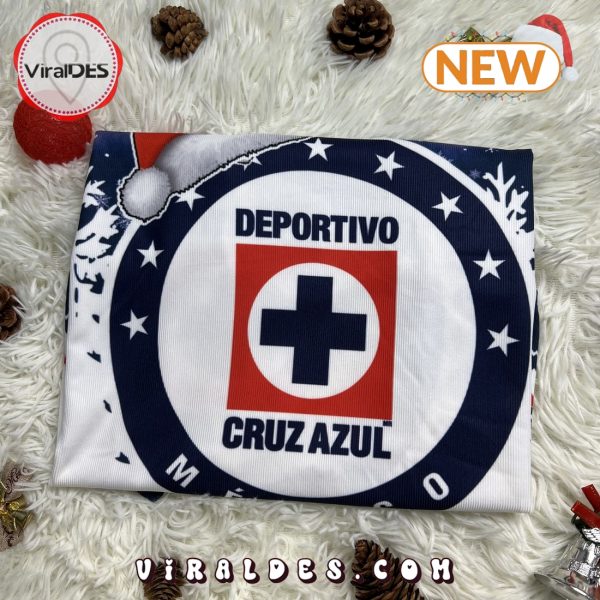 LIGA MX Cruz Azul 2024 Christmas Ugly Sweater