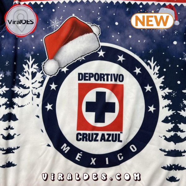 LIGA MX Cruz Azul 2024 Christmas Ugly Sweater