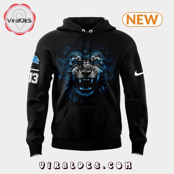 Limited Edition Detroit Lions 313 Black Hoodie