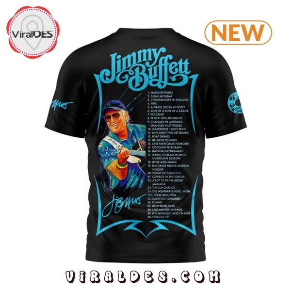 Limited Edition Jimmy Buffett Signatures Shirt