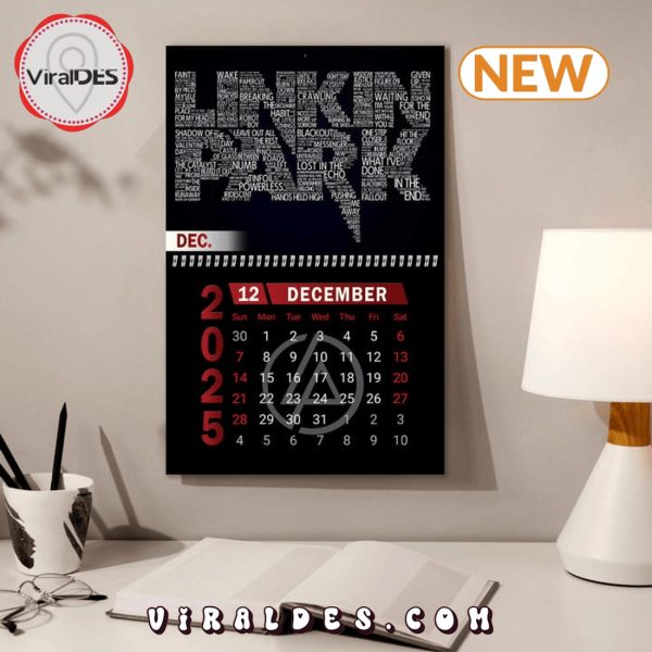 Linkin Park Rock Band 2025 New Year Calendar