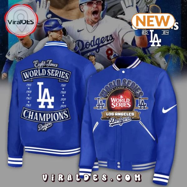 Los Angeles Dodgers 2024 Champions Baseball Jacket