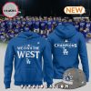 Los Angeles Dodgers 2024 Champions Black Hoodie, Cap