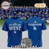 Los Angeles Dodgers 2024 Champions Locker T-Shirt, Cap