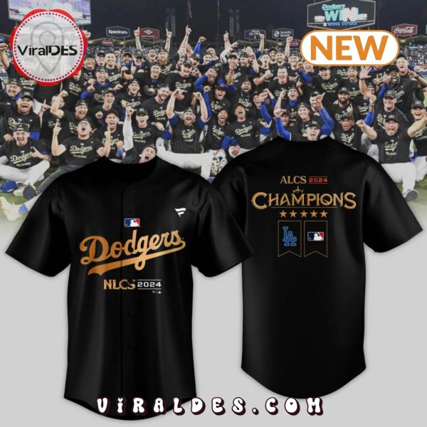 Los Angeles Dodgers 2024 NLCS Champions Black Jersey