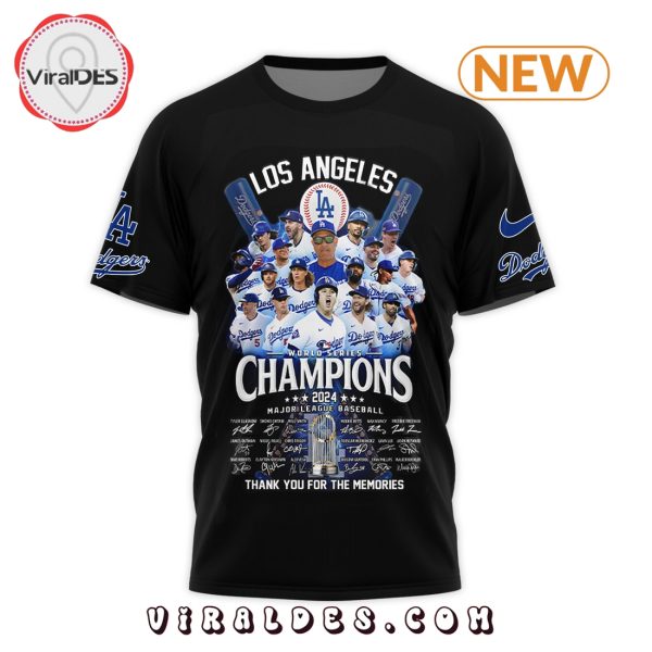 Los Angeles Dodgers 2024 World Champions Black Hoodie