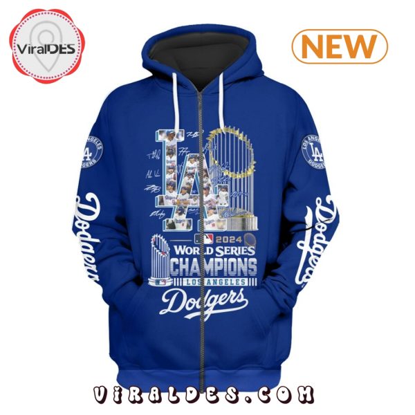 Los Angeles Dodgers 2024 World Champions Hoodie