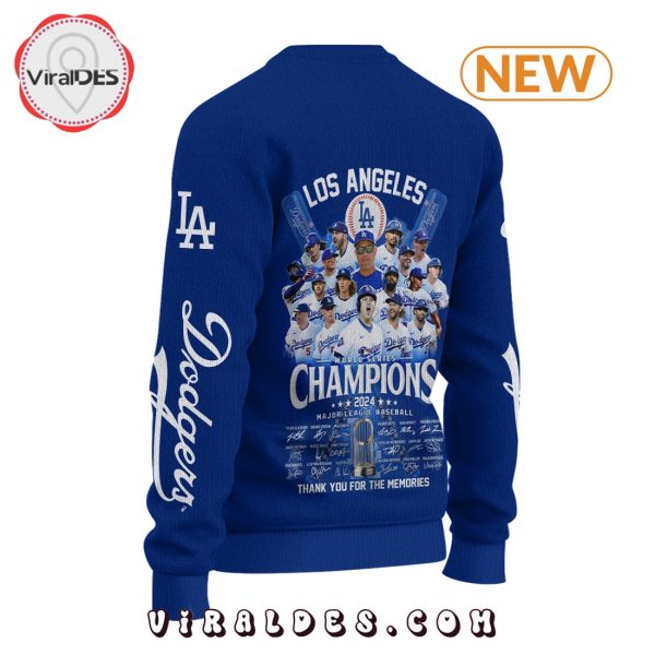 Los Angeles Dodgers 2024 World Champions Ugly Sweater