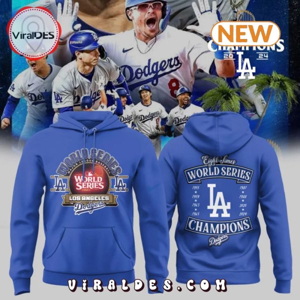 Los Angeles Dodgers 2024 World Series Navy Hoodie