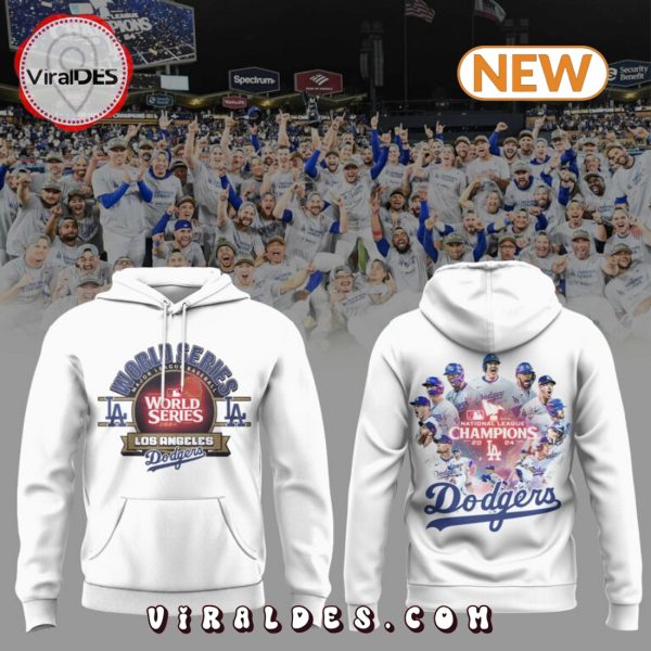 Los Angeles Dodgers Gray 2024 Champions Hoodie